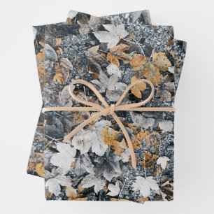 Autumn Leaves Wrapping Paper Sheets