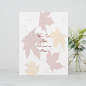 Autumn Letterhead (Standing Front)