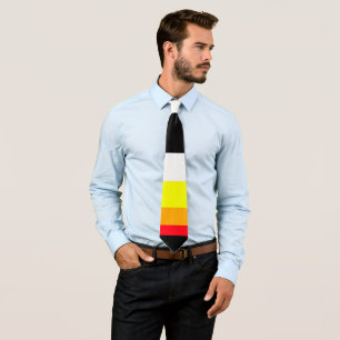 Autumn lines neck tie