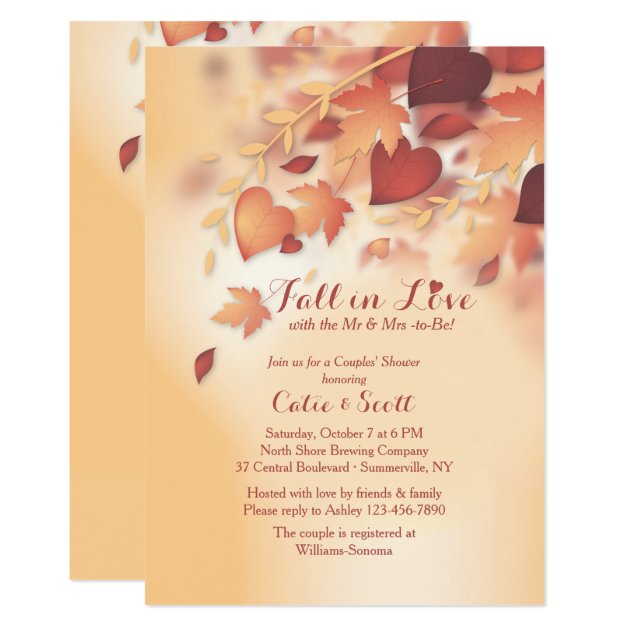 Autumn Love Invitation