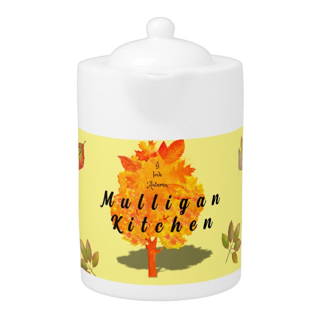 Autumn Love Teapot (Front)