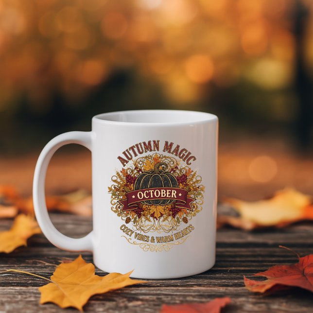 Autumn Magic October Mug – Cozy Fall (Creator Uploaded)