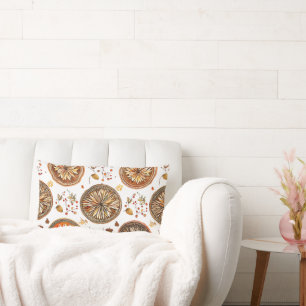 Autumn Mandala Pattern Lumbar Pillow