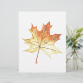 Autumn maple leaf (Standing Front)