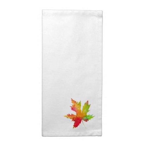 Autumn Maple Leaf  Cloth Napkin