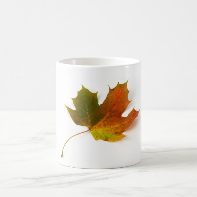 Autumn Maple Leaf Coffee Mug (Center)