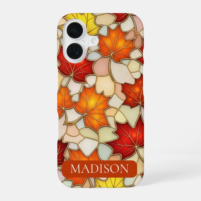 Autumn Maple Leaf  iPhone Case (Back)