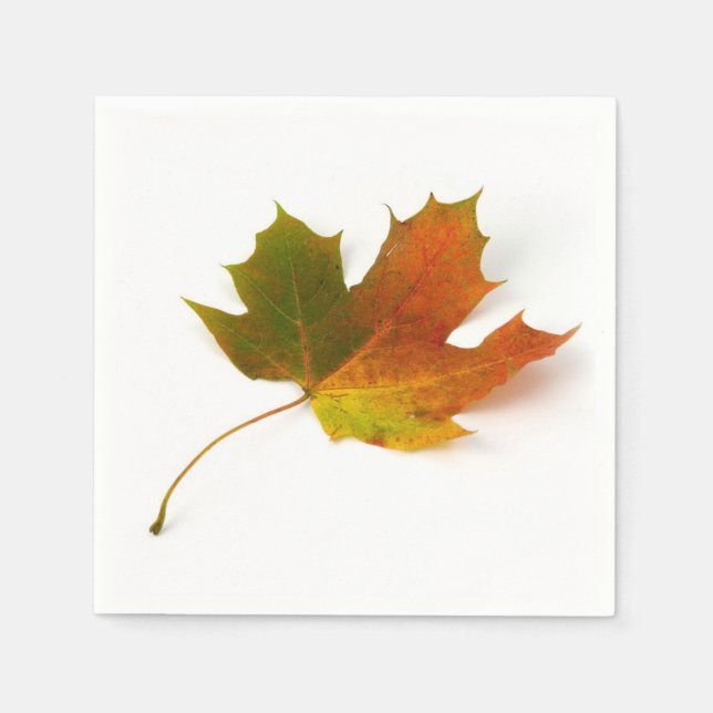 Autumn Maple Leaf Napkins (Front)