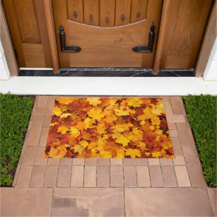 Autumn Maple Leaves Doormat