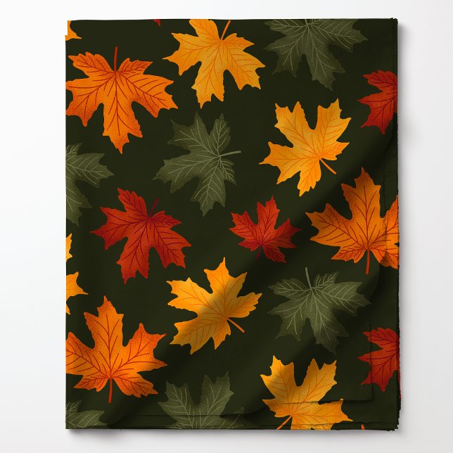Autumn Maple Leaves Fabric (Creator Uploaded)