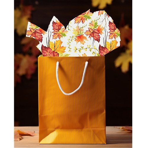 Autumn maple leaves pattern  tissue paper