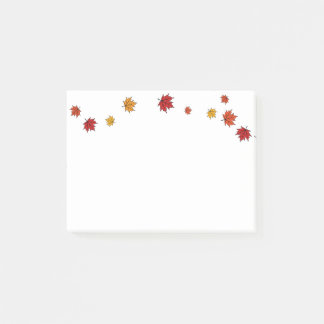 Autumn Maple Leaves Post-it Notes