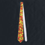 Autumn Maple Necktie<br><div class="desc">Wear the colors of autumn. The leaf graphic is a scan of a real New Hampshire maple leaf from my property that I then colorized and arranged randomly on the tie.</div>