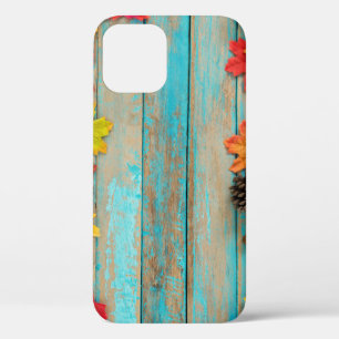 Autumn Maple: Pinecone Nature Frame. iPhone 12 Case