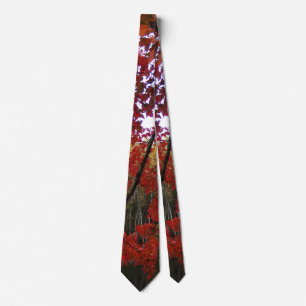 Autumn Maple Tree Tie