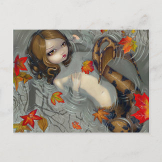 "Autumn Mermaid" Postcard