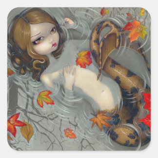 "Autumn Mermaid" Sticker