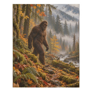 Autumn Mist Bigfoot Faux Wrapped Canvas