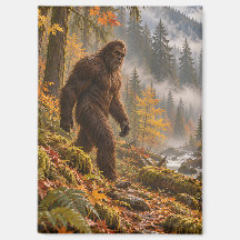 Autumn Mist Bigfoot Magnet