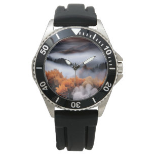 Autumn Misty Forest – Mountain Landscape Nature Watch