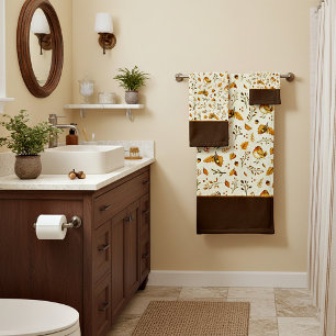 Autumn mix bath towel set