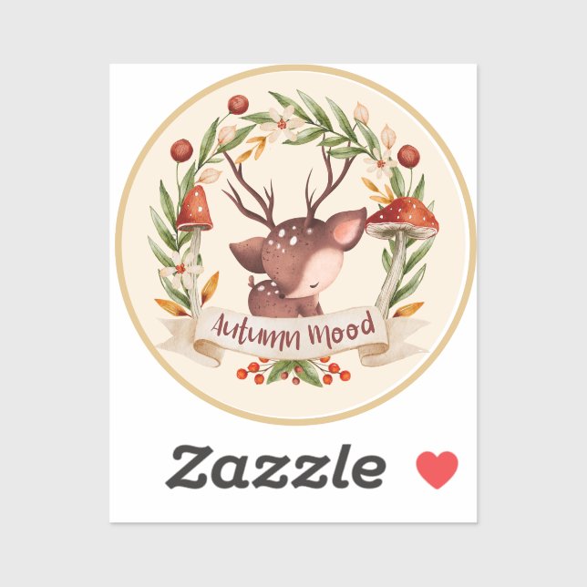 Autumn mood Halloween  Sticker (Sheet)