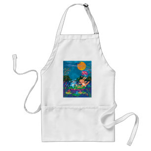 Autumn Moon Adult Apron