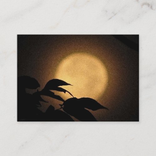 Autumn Moon ATC Business Cards