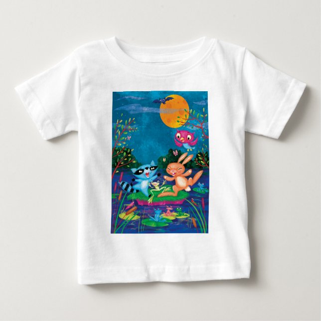 Autumn Moon Baby T-Shirt (Front)