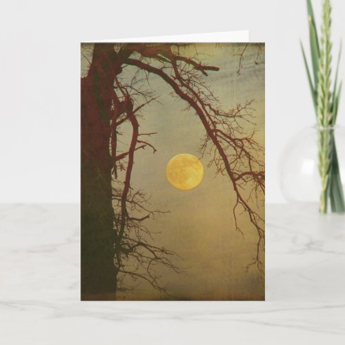 Autumn Moon Card