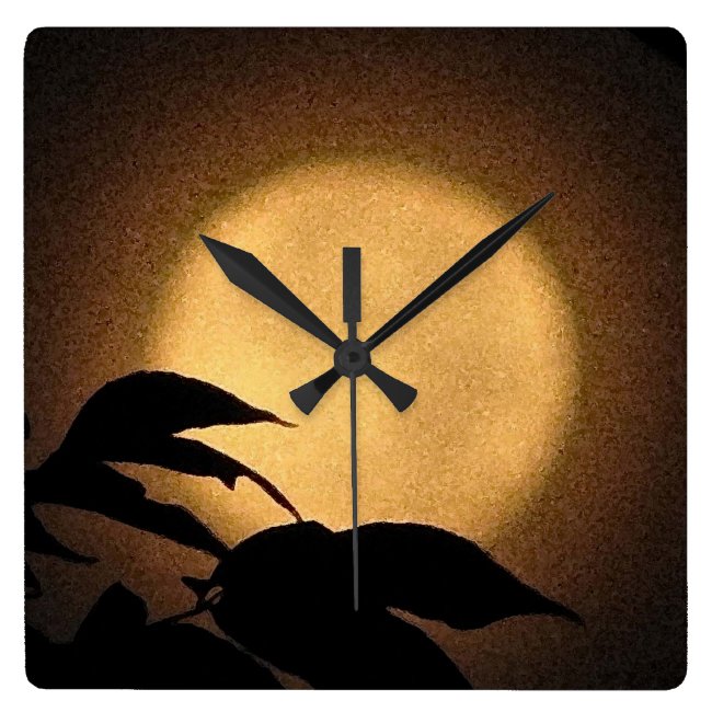 Autumn Moon Clock