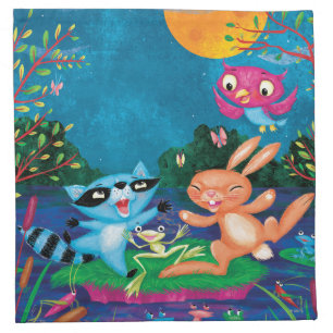 Autumn Moon Cloth Napkin