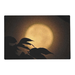 Autumn Moon Laminated Placemat