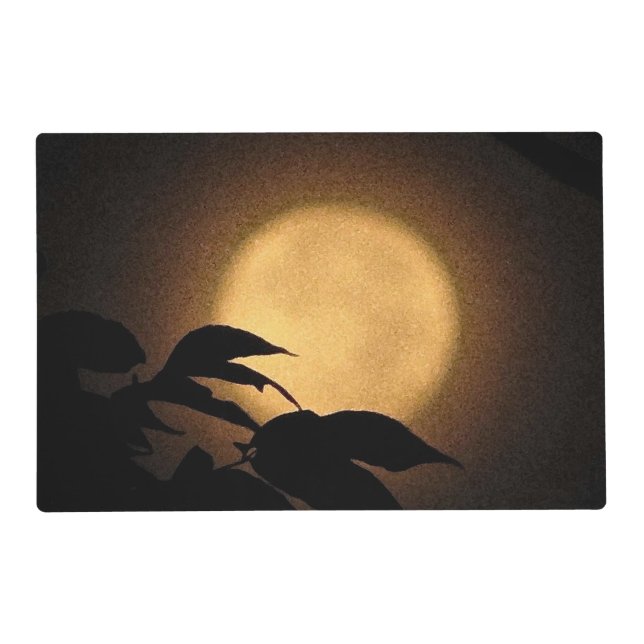 Autumn Moon Laminated Placemat (Front)
