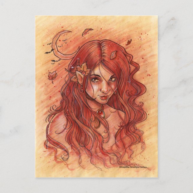 Autumn Moon Postcard (Front)