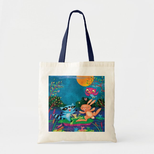 Autumn Moon Tote Bag (Front)