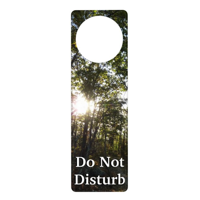 Autumn Morning at Shenandoah National Park Door Hanger (Front)