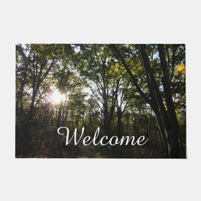 Autumn Morning at Shenandoah National Park Doormat (Front)