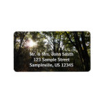 Autumn Morning at Shenandoah National Park Label