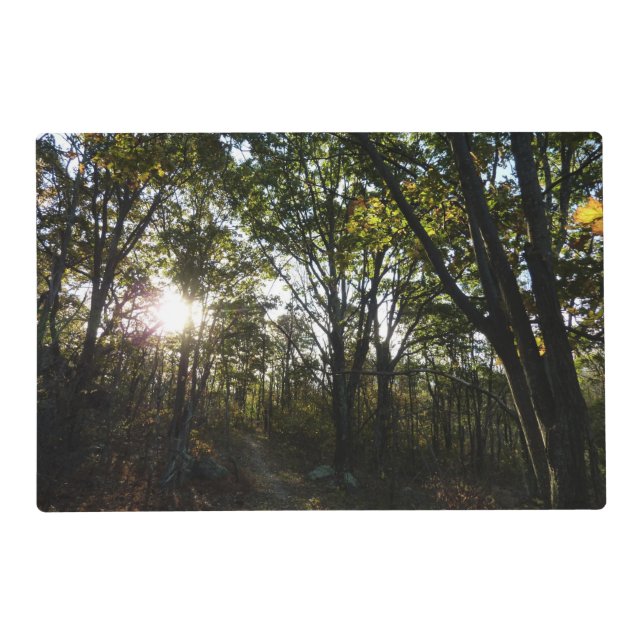 Autumn Morning at Shenandoah National Park Placemat (Front)