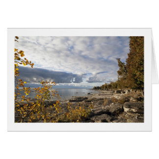 Autumn Morning/Lake Michigan Cards