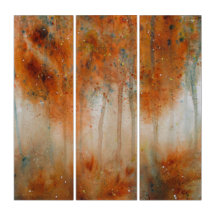 Autumn Morning Watercolor Print
