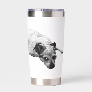 Autumn Morning with Restful Pup Insulated Tumbler