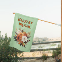 AUTUMN MORNINGS, HARVEST BLOOM Sage Floral Outdoor