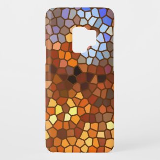 Autumn Mosaic Abstract Pattern Galaxy S9 Case