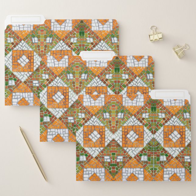 AUTUMN MOSAIC File Folders (Set)