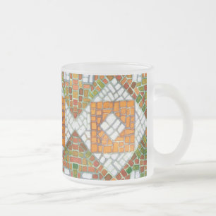 AUTUMN MOSAIC Frosted Glass Mug