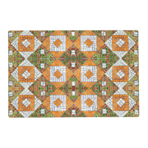 AUTUMN MOSAIC Laminated Placemat