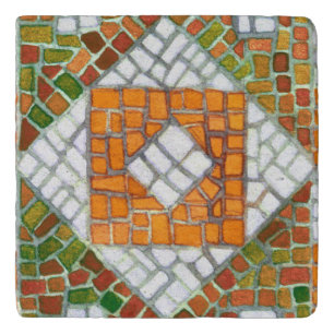 AUTUMN MOSAIC Marble Stone Trivet