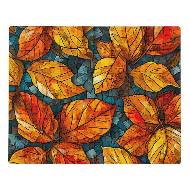 Autumn mosaic pattern jigsaw puzzle (Puzzle Horizontal)